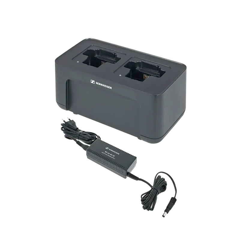Standalone view of two Sennheiser CHG 70N-C + PSU charging kits