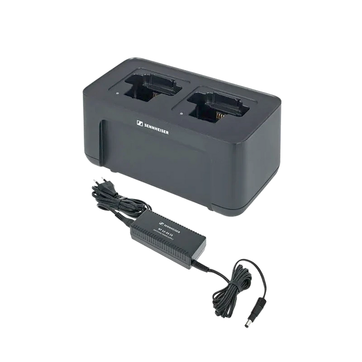 Standalone view of two Sennheiser CHG 70N-C + PSU charging kits