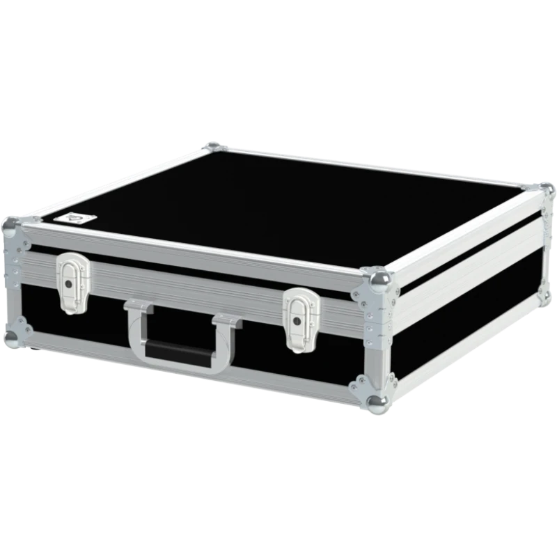 Front view of the custom ALP Flight Case for 2x Sennheiser EW-G3 wireless systems