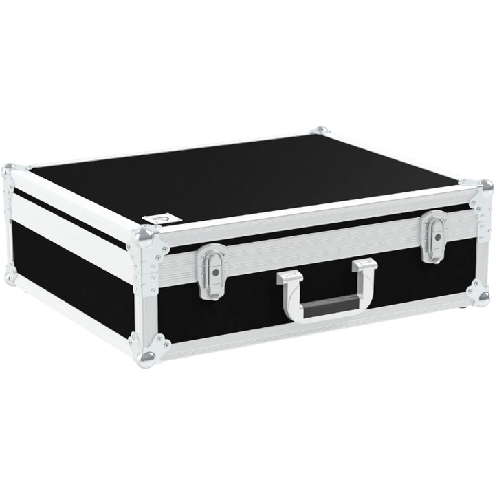Front view of the custom ALP Flight Case for 4x Portable Radio RP1 units