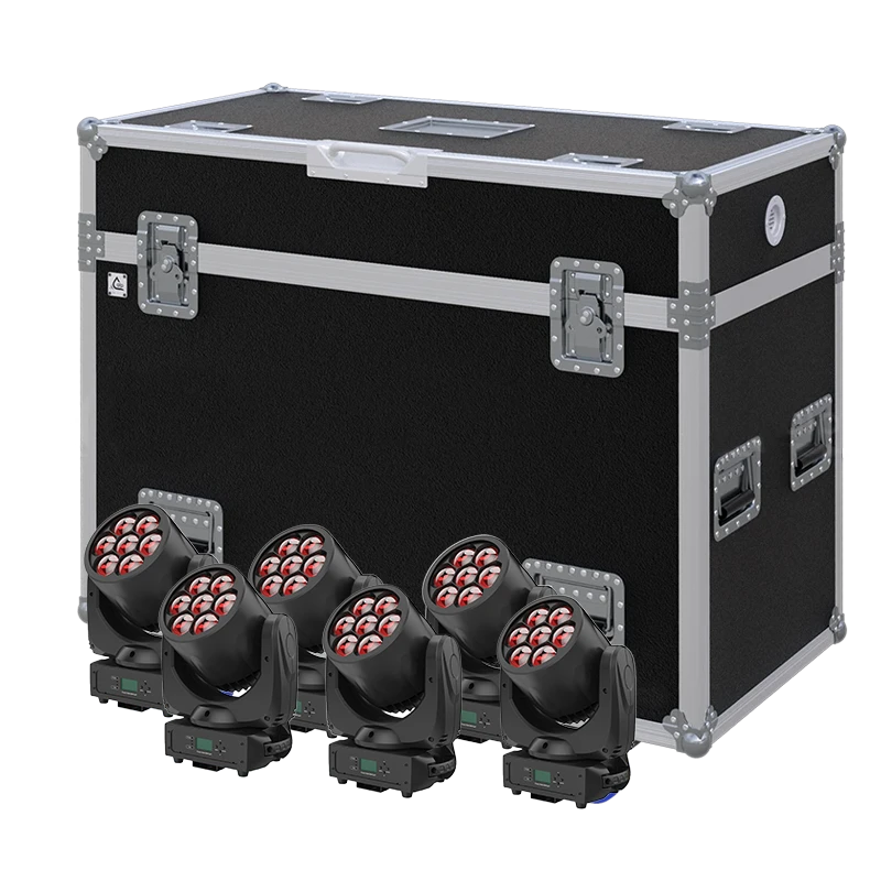 Standalone view of six ACME Glamour 350Z lighting fixtures