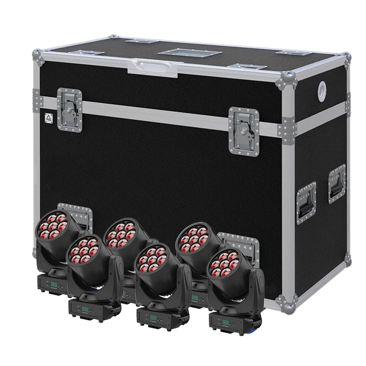 Standalone view of six ACME Glamour 350Z lighting fixtures