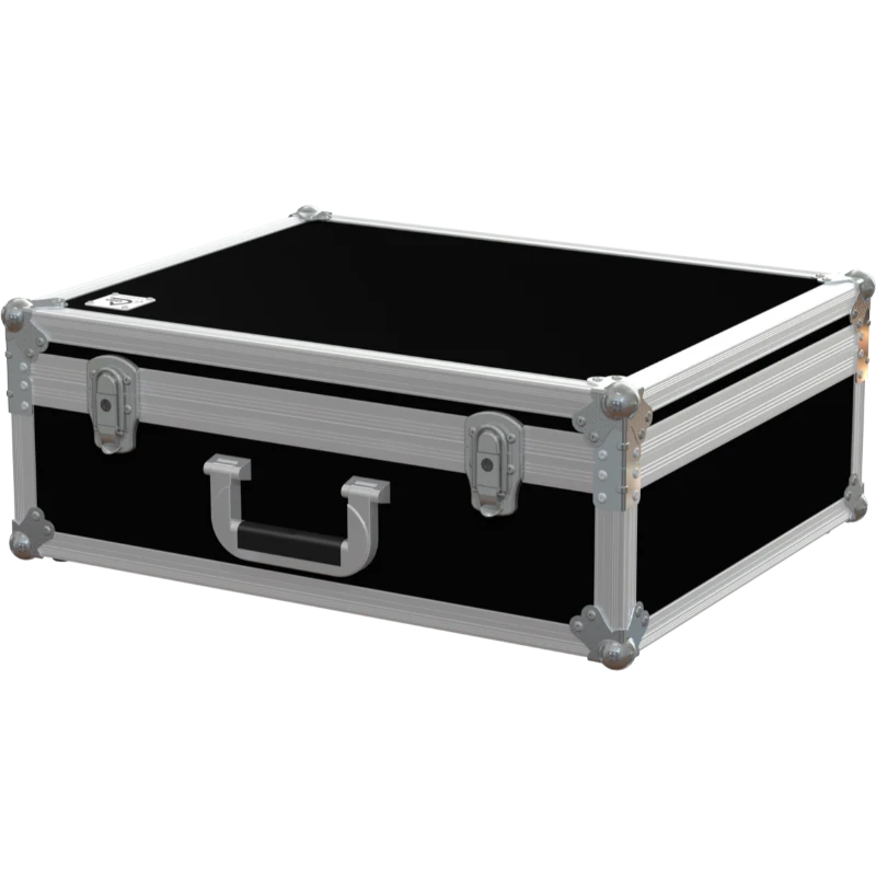 Front view of the custom ALP Flight Case for 8x Portable Radio RP1 units