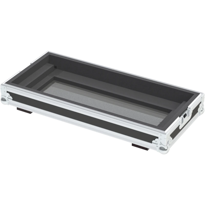 Front left view of the ALP Flight Case for Antari Z-3000 II showing recessed handles, butterfly catches and PVC finishing