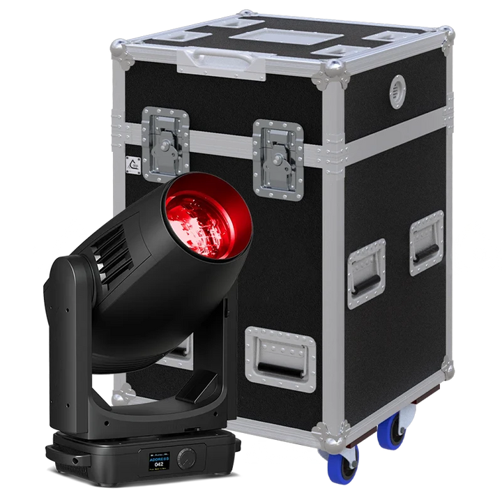 Standalone view of the Ayrton Huracán-X professional lighting fixture