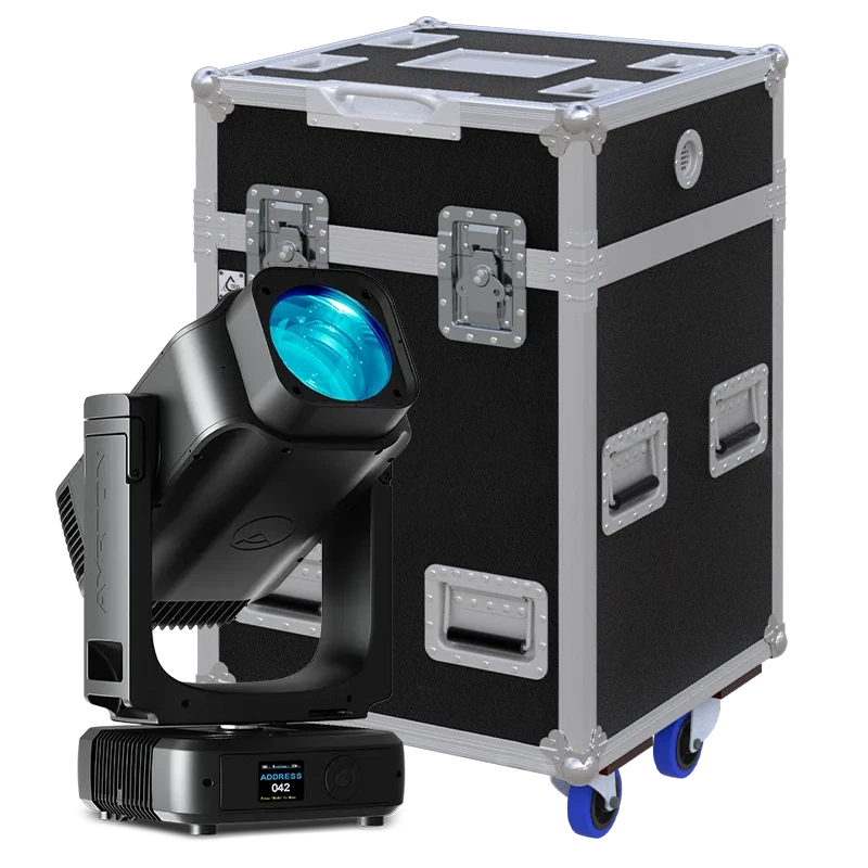 Standalone view of the Ayrton Rivale professional lighting fixture