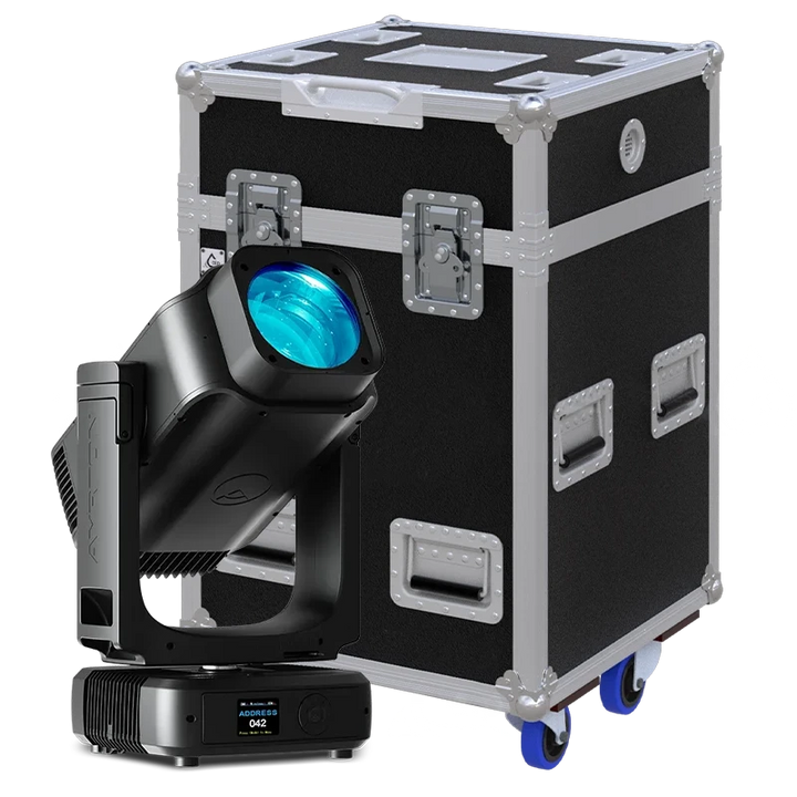 Standalone view of the Ayrton Rivale professional lighting fixture
