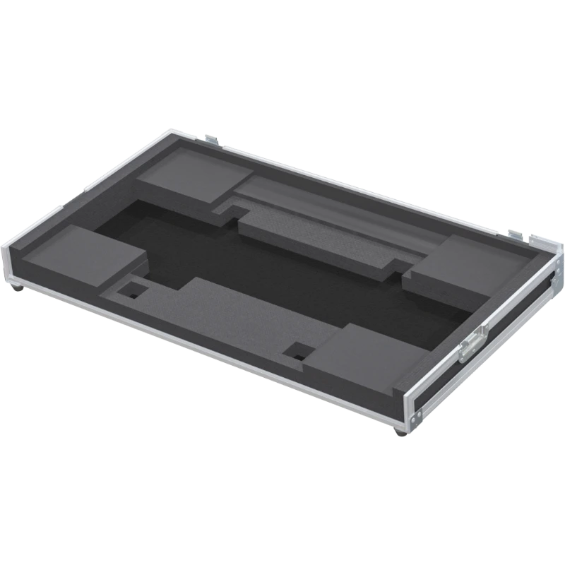 Open empty view of the ALP Flight Case for Behringer WING V2 Serie I showing the custom protective interior layout