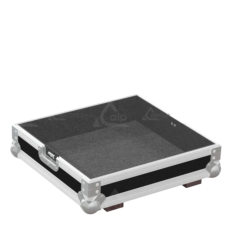 Open empty view of the ALP Flight Case for Cameo Instant Air 2000 Pro showing the custom protective interior layout