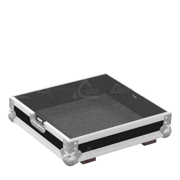 Open empty view of the ALP Flight Case for Cameo Instant Air 2000 Pro showing the custom protective interior layout