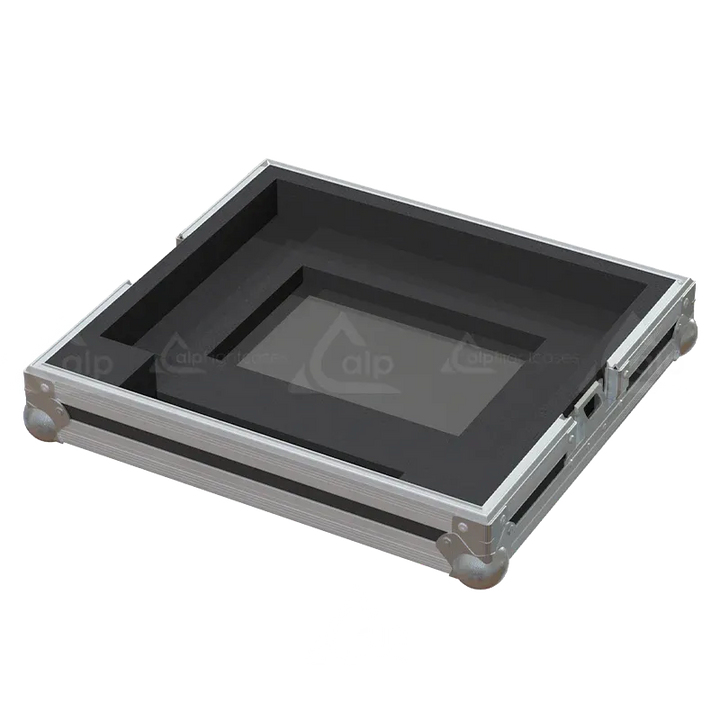 Open empty view of the ALP Flight Case for Chauvet Geyser P7 showing the custom protective interior layout
