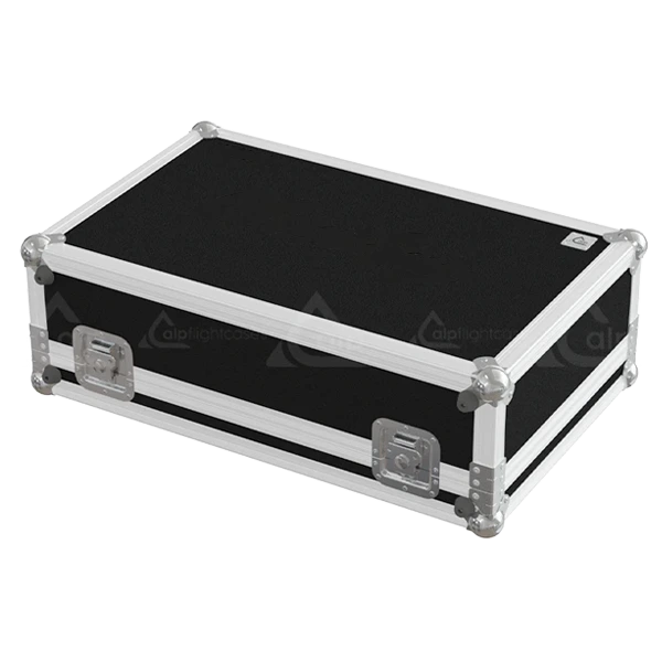 Front view of the custom ALP Flight Case for Chauvet Stage Designer 50 lighting controller