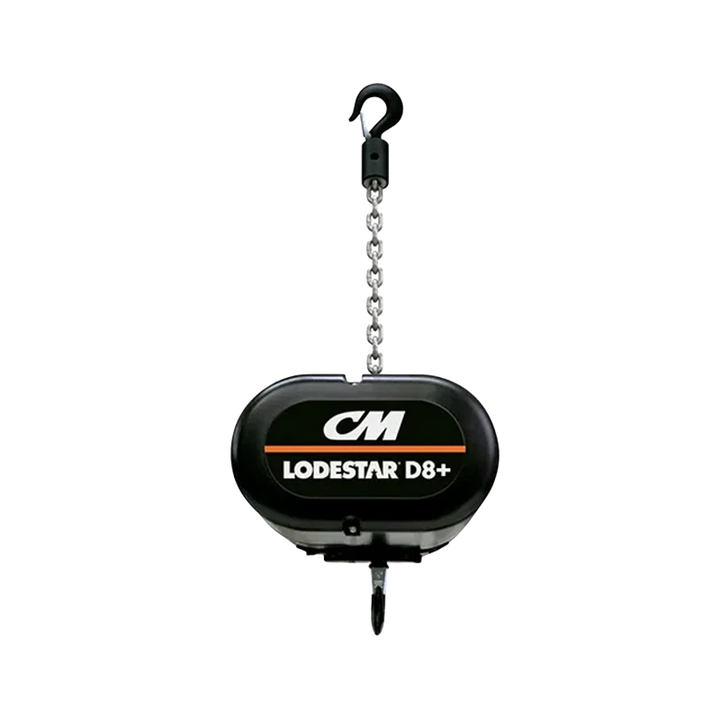 Standalone view of the CM Lodestar D8 Mod. B/C/F chain hoist