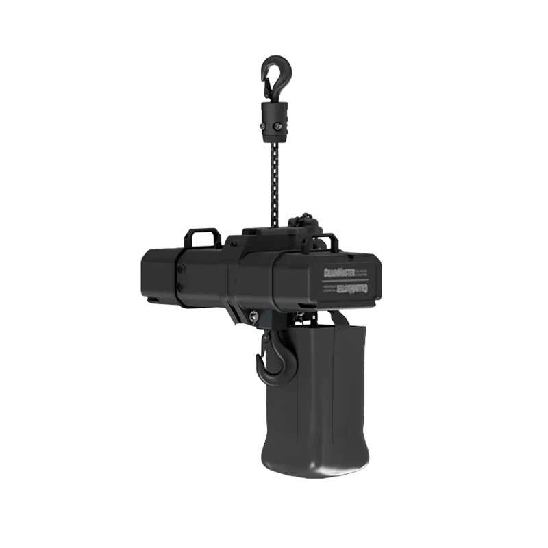 Standalone view of the LIFTKET STAGEKET 1T D8 chain hoist