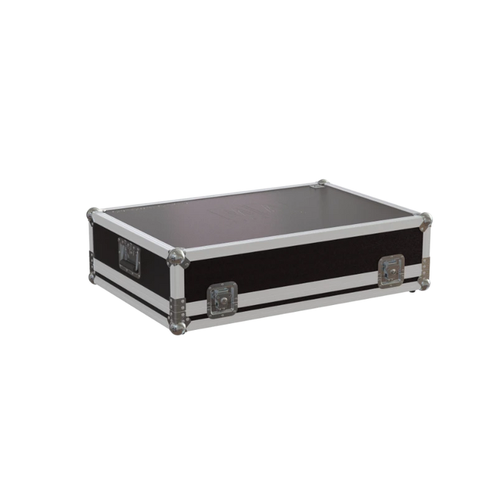 Front right view of the ALP Flight Case for MA Lighting grandMA3 Light CRV Serie II featuring reinforced touring hardware, butterfly catches and durable construction