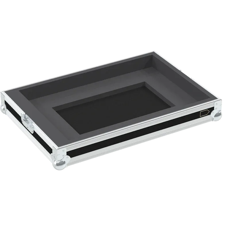Open empty view of the ALP Flight Case for Martin JEM ZR45 showing the custom protective interior layout