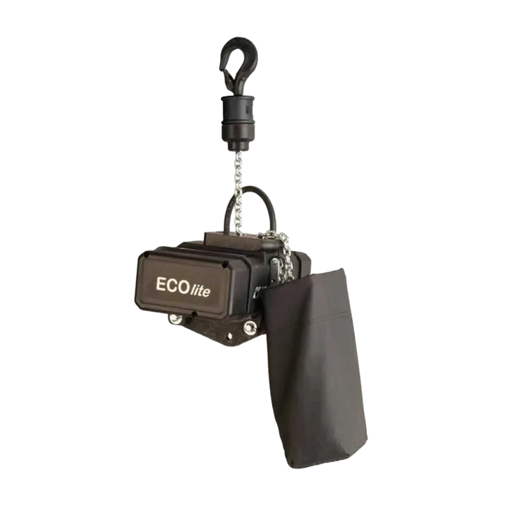 Standalone view of the MoveKet Ecolite 1000 chain hoist