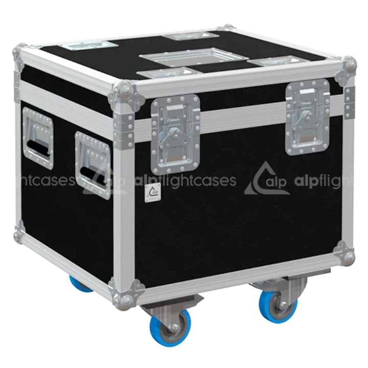 Front view of the custom ALP Flight Case for 1x Moveket Plus-X 2000 chain hoist