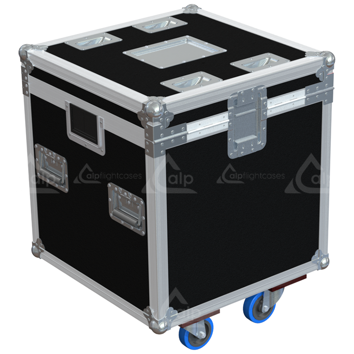 Rear view of the Multicore PRO 600 showing heavy-duty 10mm birch plywood construction and industrial hardware