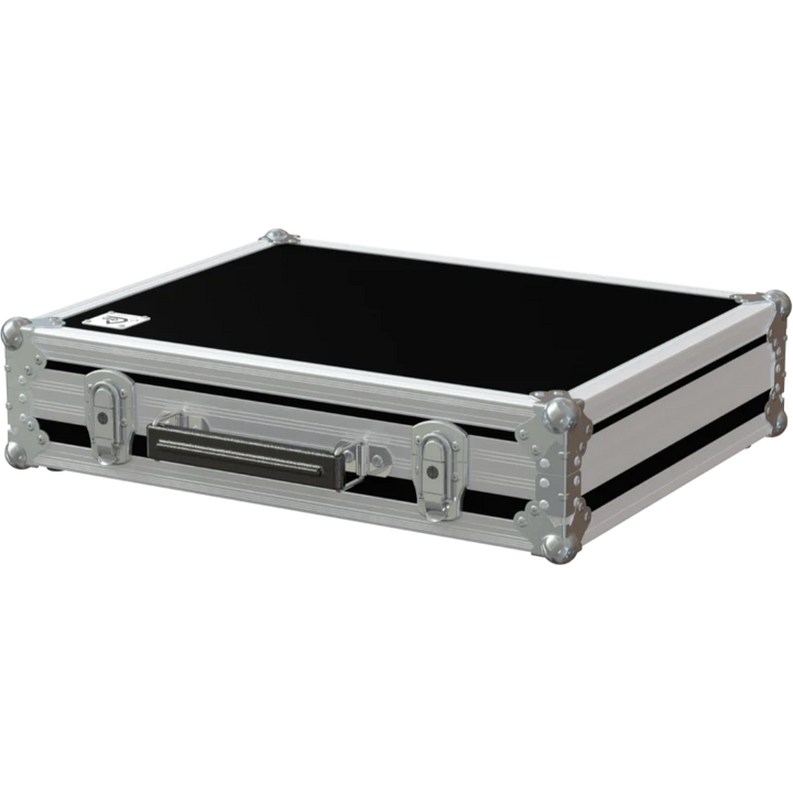 Front view of the custom ALP Flight Case for 1x Shure SLXD124 wireless system kit