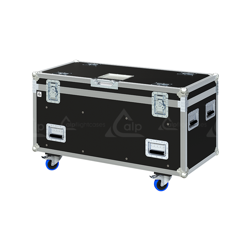 Front view of the professional PRO Trunk flight case (1300x600x600mm) by ALP Flight Cases