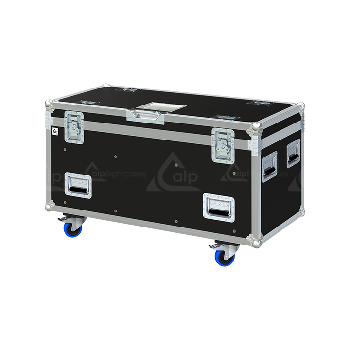 Front view of the professional PRO Trunk flight case (1300x600x600mm) by ALP Flight Cases