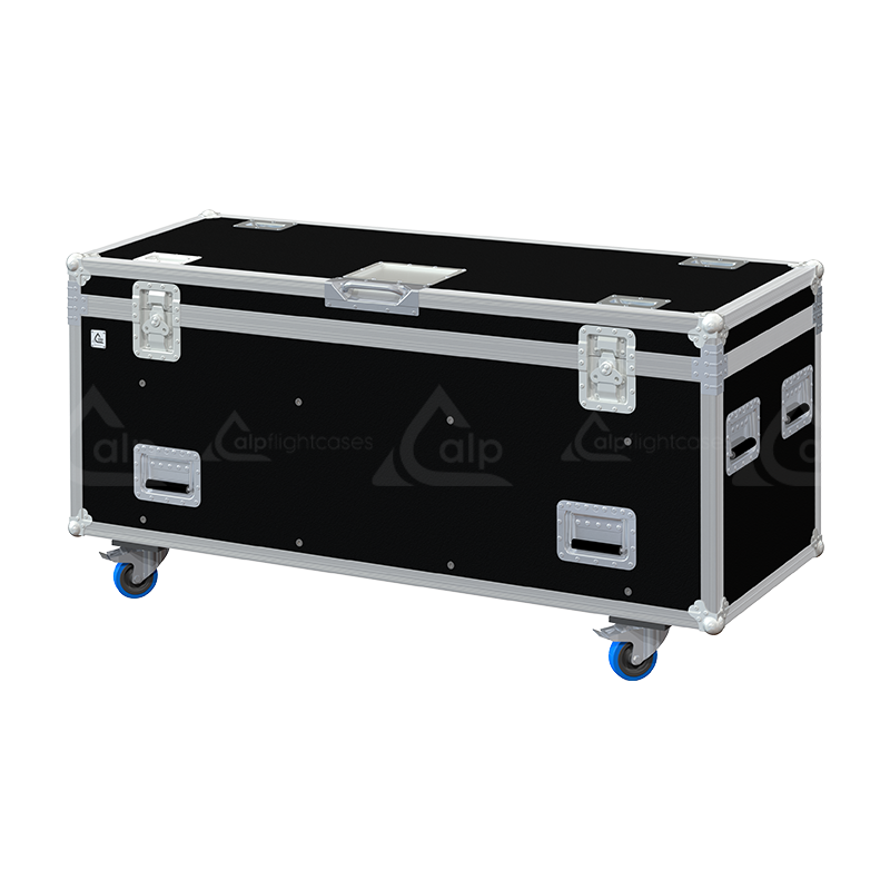 Front view of the professional XL PRO Trunk flight case (1500x600x600mm) by ALP Flight Cases