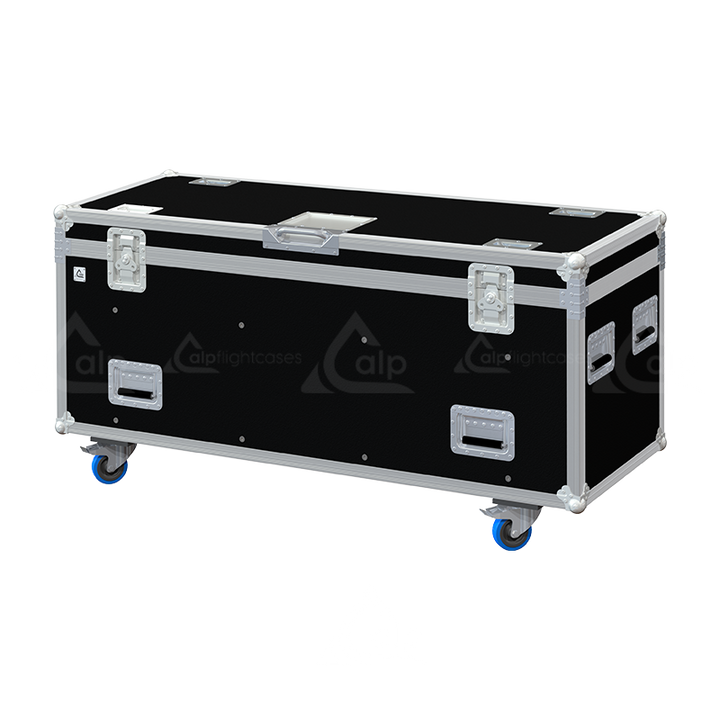 Front view of the professional XL PRO Trunk flight case (1500x600x600mm) by ALP Flight Cases