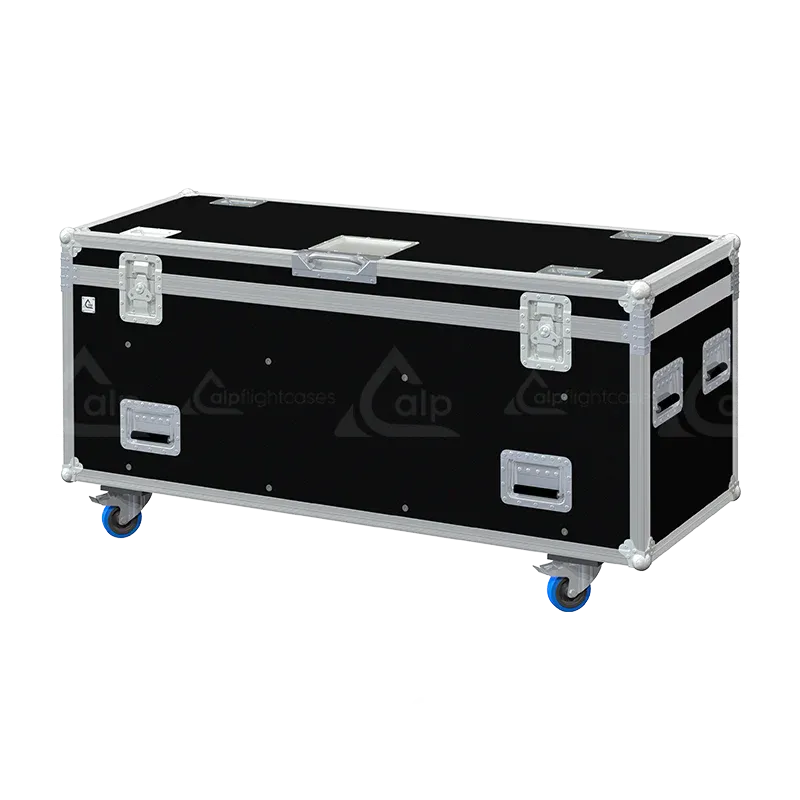 Front view of the professional PRO Trunk flight case (1500x600x600mm) by ALP Flight Cases