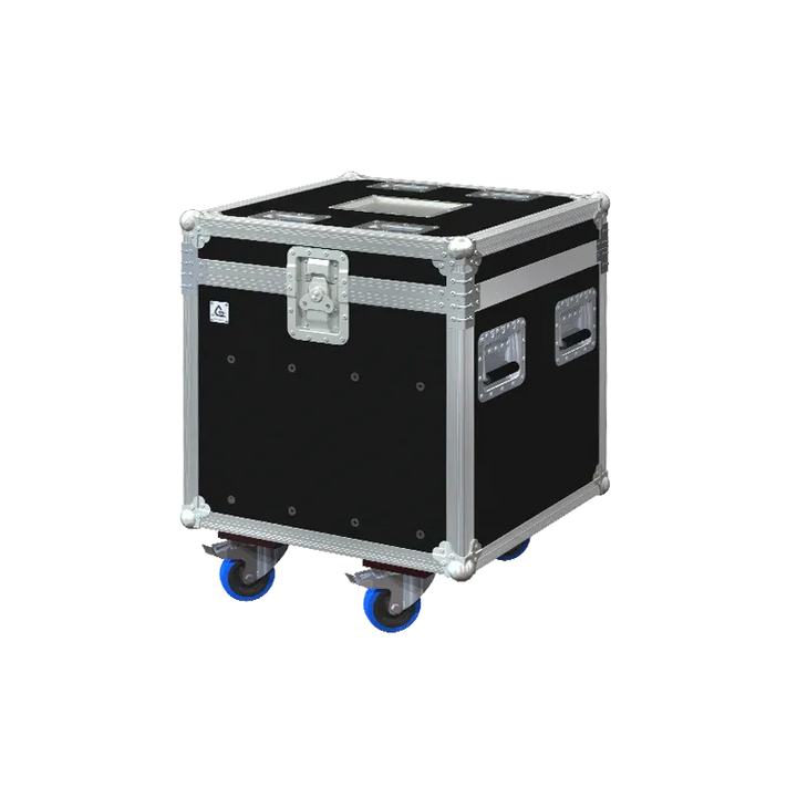 Front view of the professional Cube PRO Trunk (600mm) with internal dividing wall by ALP Flight Cases