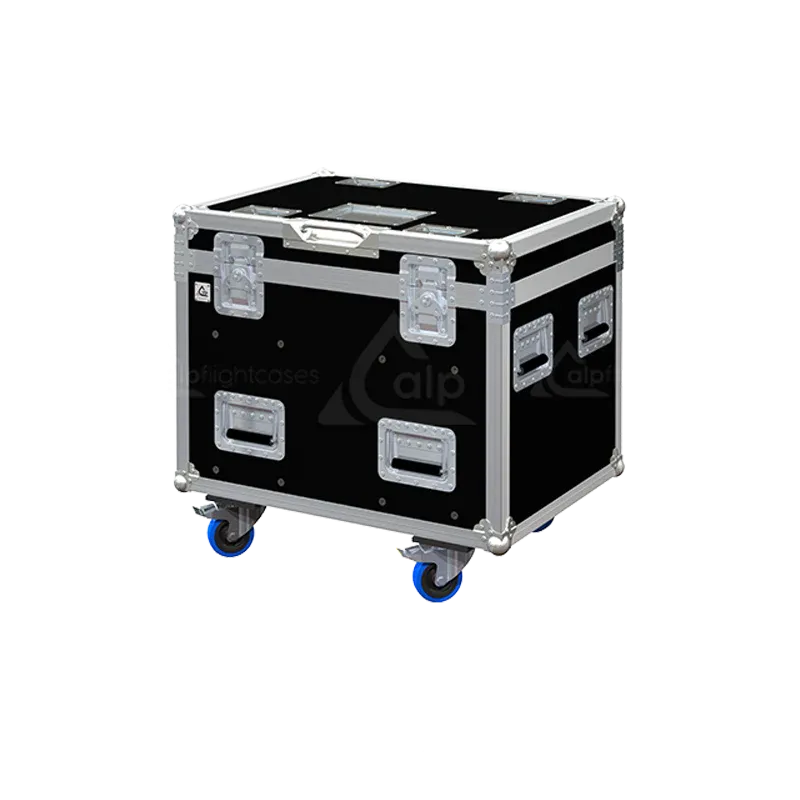 Front view of the professional compact PRO Trunk flight case (800x600x600mm) by ALP Flight Cases