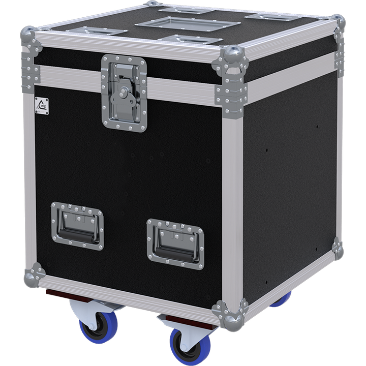 Front view of the compact Serie AZ4 trunk flight case by ALP Flight Cases