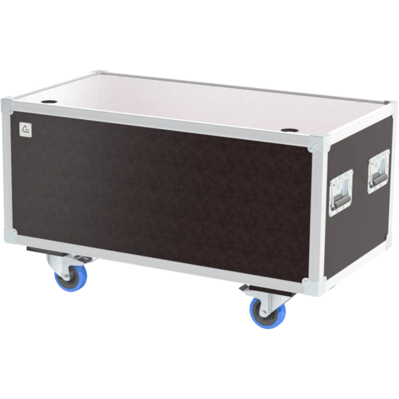Front view of the professional 1000x500x400mm Speedy-Box trunk flight case by ALP Flight Cases
