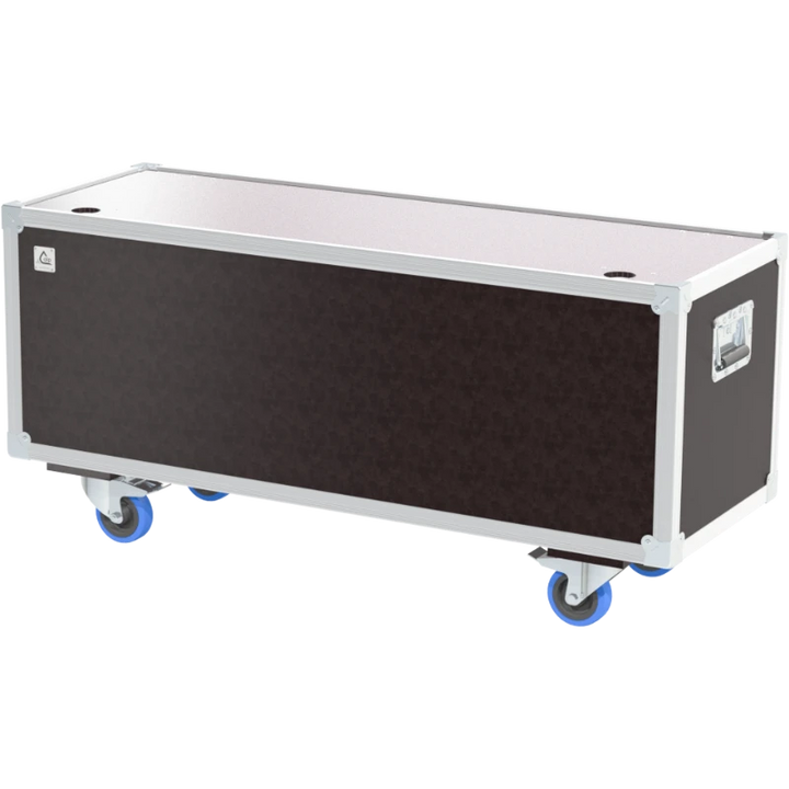 Front view of the professional slim Speedy-Box trunk flight case (1200x400x400mm) by ALP Flight Cases