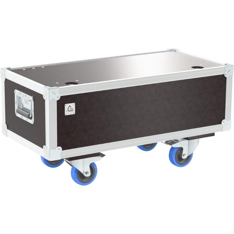 Front view of the professional compact Speedy-Box trunk flight case (800x400x400mm) by ALP Flight Cases