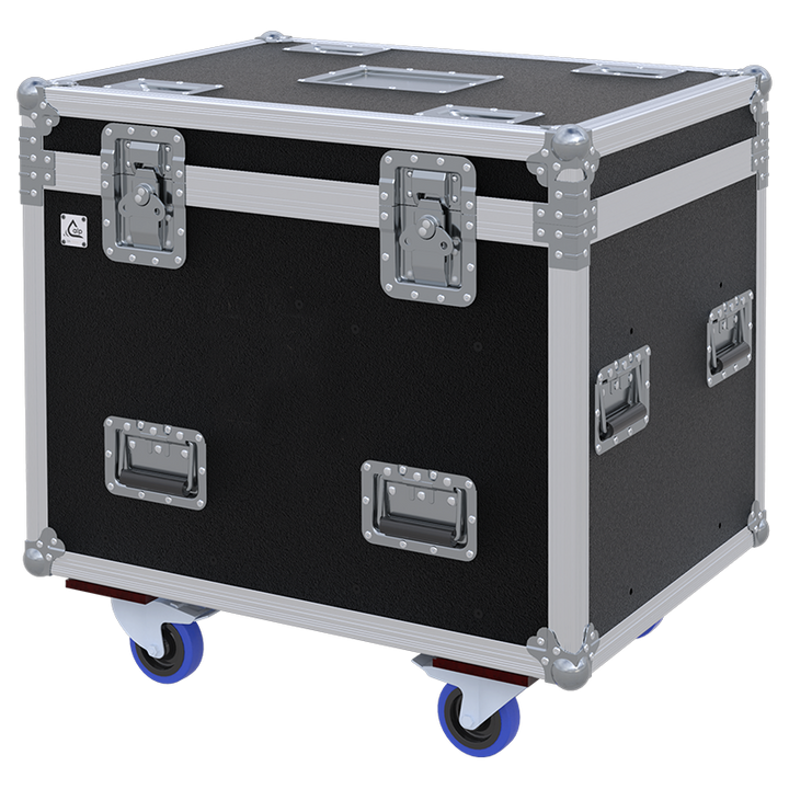 Front view of the professional Serie AZ6 utility trunk flight case by ALP Flight Cases