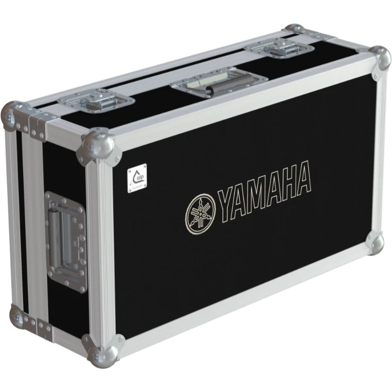 Front right view of the ALP Flight Case for Yamaha DM5C with PVC finishing