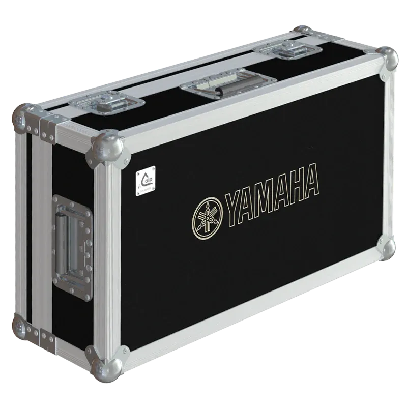 Front view of the custom ALP Flight Case for Yamaha LS9-16 digital mixing console