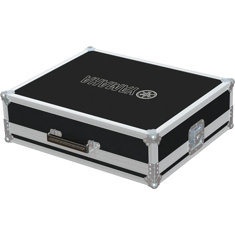 Front view of the custom ALP Flight Case for Yamaha MG06 compact mixing console