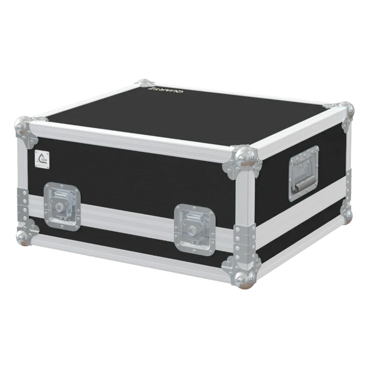 Front view of the custom flight case for the Panasonic AV-HS410