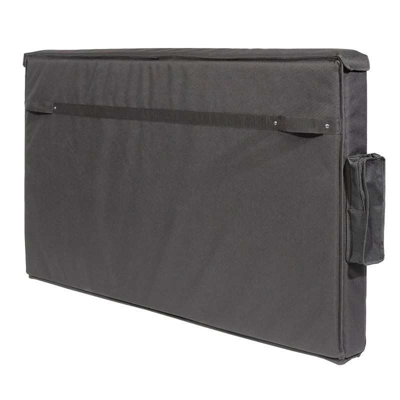 Rear view of the padded transport bag showing the seamless construction and structural integrity