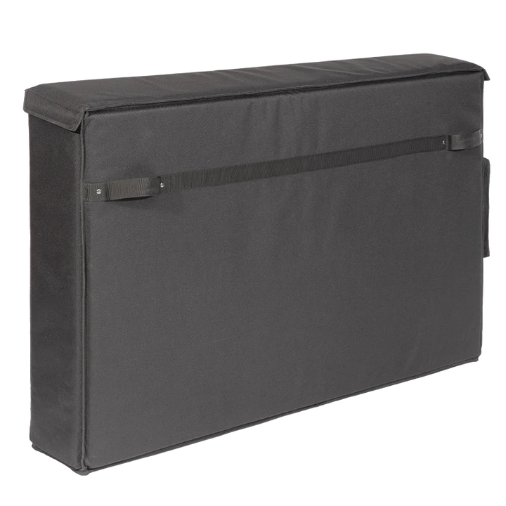 Rear view of the padded transport bag showing the seamless construction and structural integrity
