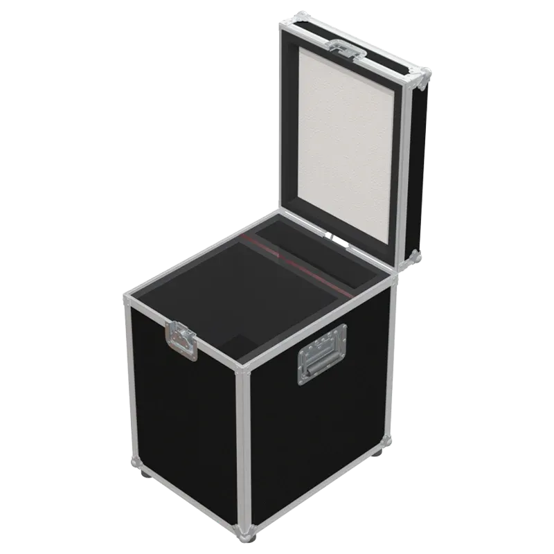 Open empty ALP Flight Case for Martin Exterior 500 T showing the dedicated internal layout