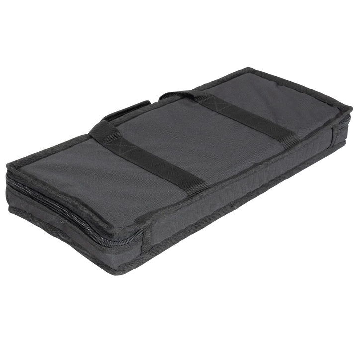 Rear view of the ALP Bag for Micro Gooseneck showing professional reinforced textile construction