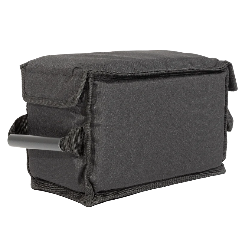 Rear view of the ALP Multibox 300 STD showing professional Cordura construction and reinforced finishing