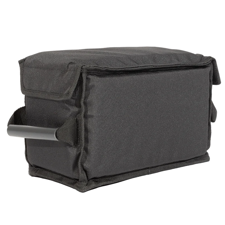 Rear view of the ALP Multibox 300 STD showing professional Cordura construction and reinforced finishing