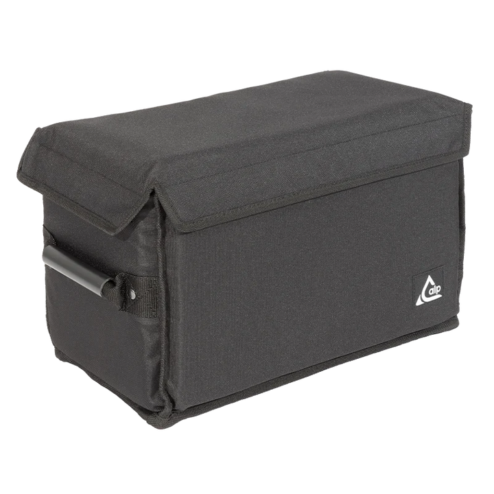 Front right view of the ALP Multibox 400 STD protective bag in 600D Cordura with reinforced finishing