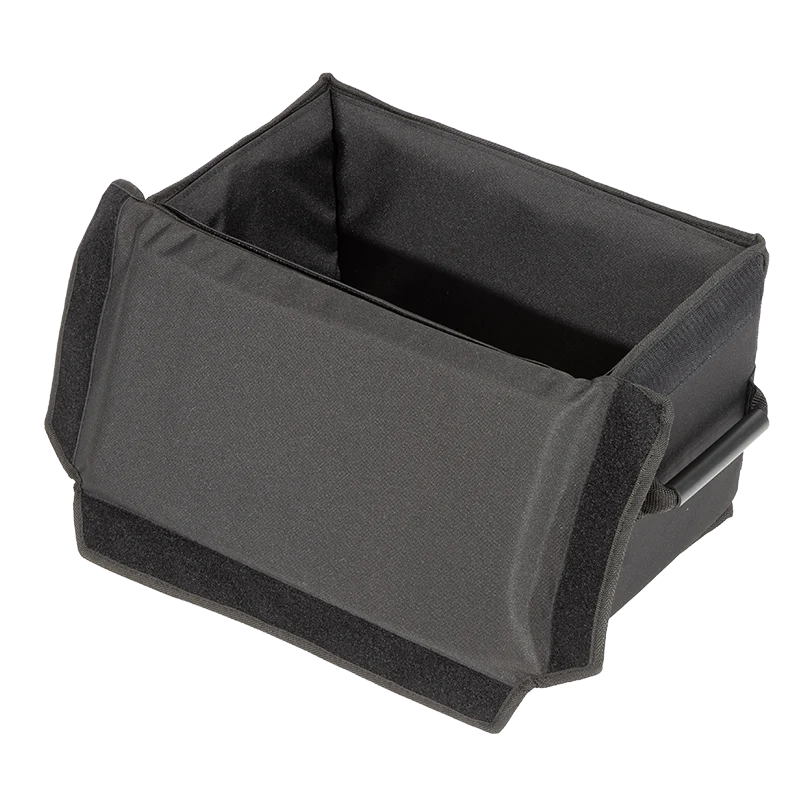 Top open view of the ALP Multibox 400 STD showing the internal layout and reinforced protective structure