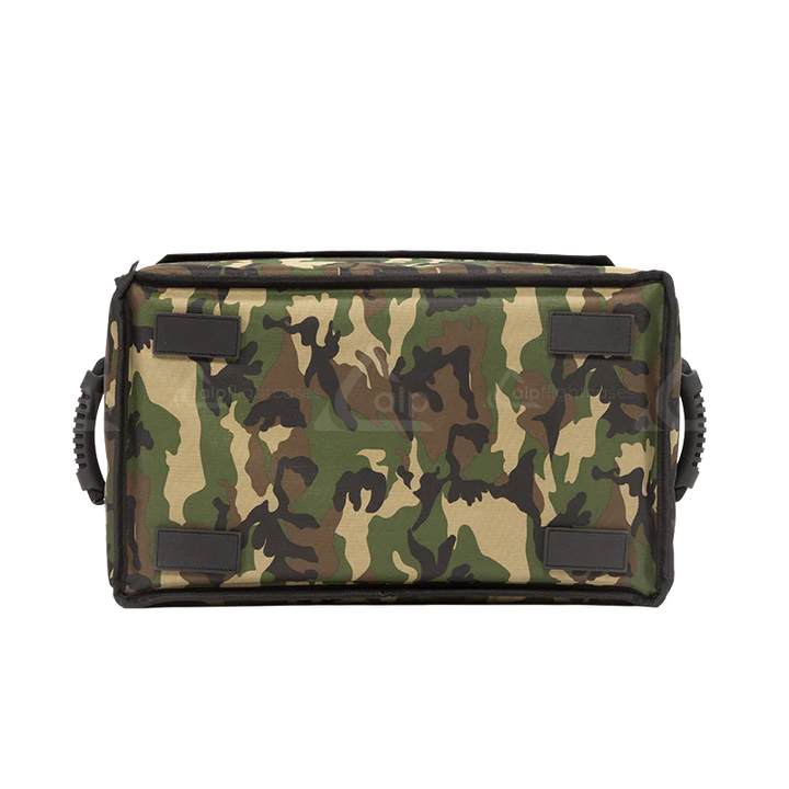 Bottom view of the ALP Multibox 500 Army showing 4 reinforced pads for base protection