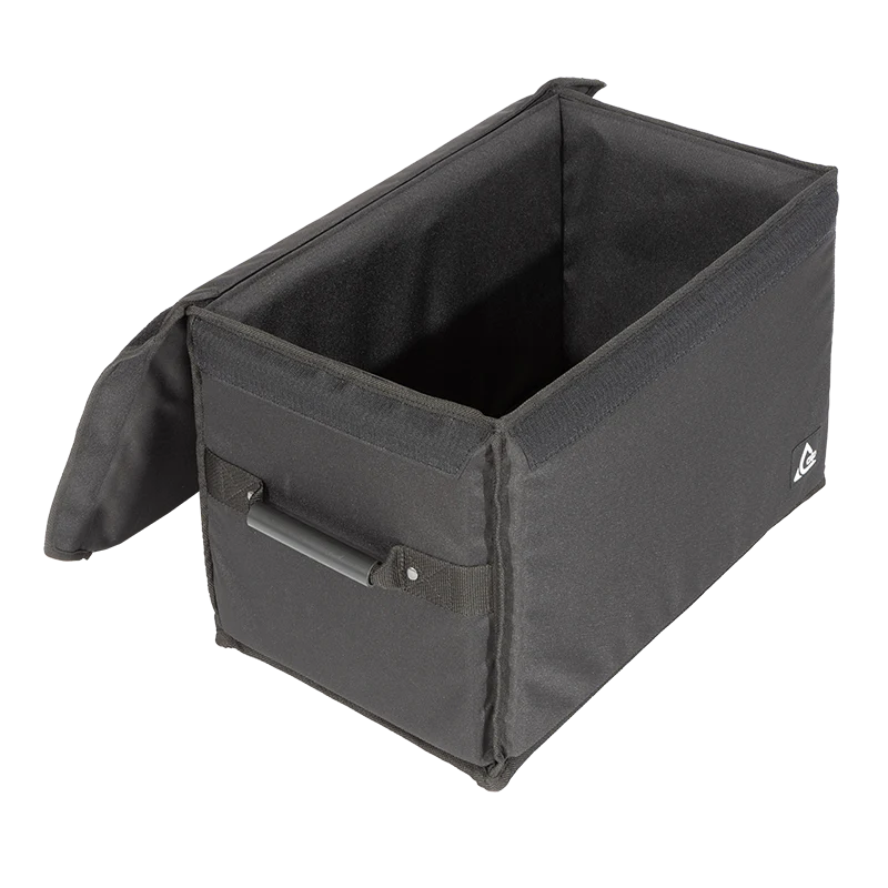 Open empty view of the ALP Multibox 500 STD showing the 2 x 6mm foam and Platex 3mm protective structure
